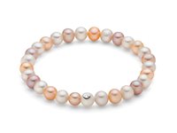 Bracciale Miluna Donna Giochi di perle in Argento Perla PBR2970